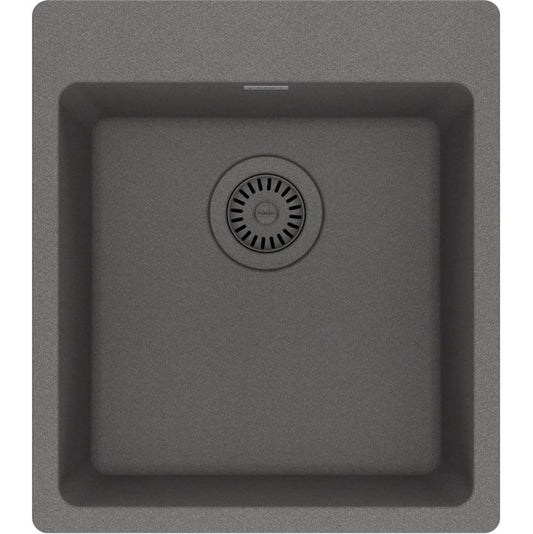 Franke Maris Dual Mount Granite Stone Grey Single 18Cab