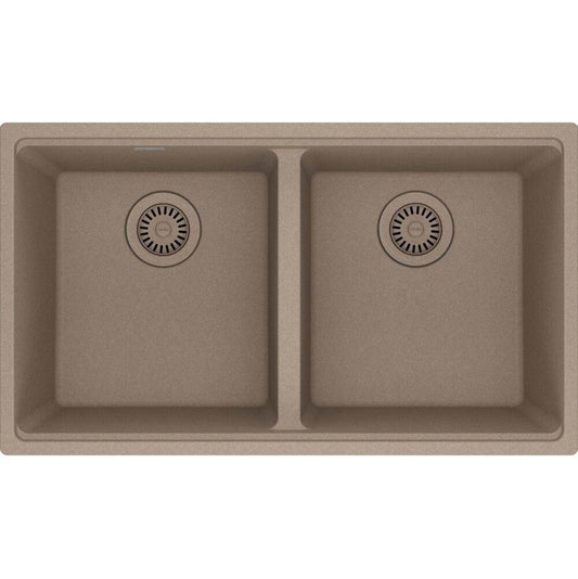 Franke Maris Undermount Granite Oyster Double 33Cab