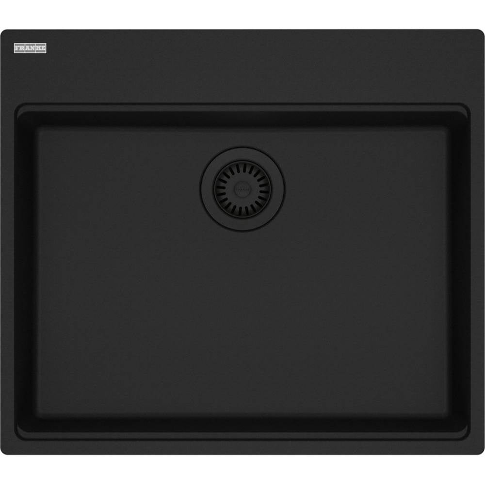 Franke Maris Topmount Granite Matte Black Single 27Cab