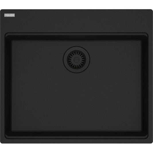 Franke Maris Topmount Granite Matte Black Single 27Cab
