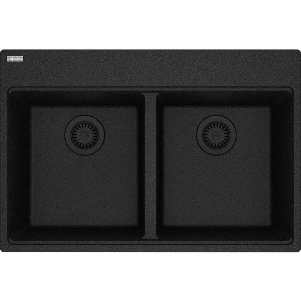 Franke Maris Topmount Granite Onyx Double 33Cab