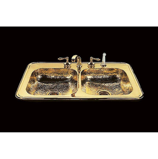 Alno Gourmet II, Kitchen Sink, Hammertone Pattern, Drop In