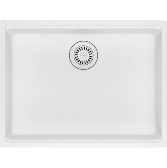Franke Maris Undermount Granite Polar Wht Single 27Cab