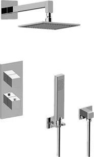 Graff Incanto Thermostatic Shower Assembly with Shower Head and Hand Shower