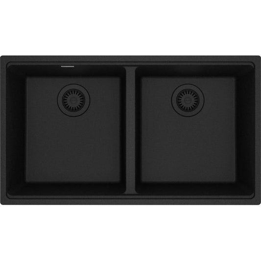 Franke Maris Undermount Granite Onyx Double 36Cab