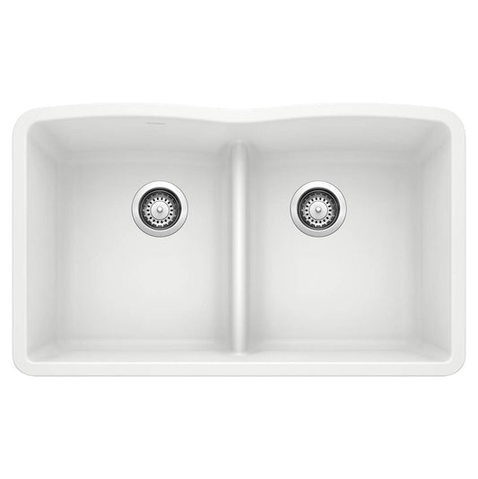 Blanco Diamond Equal Double Low Divide
