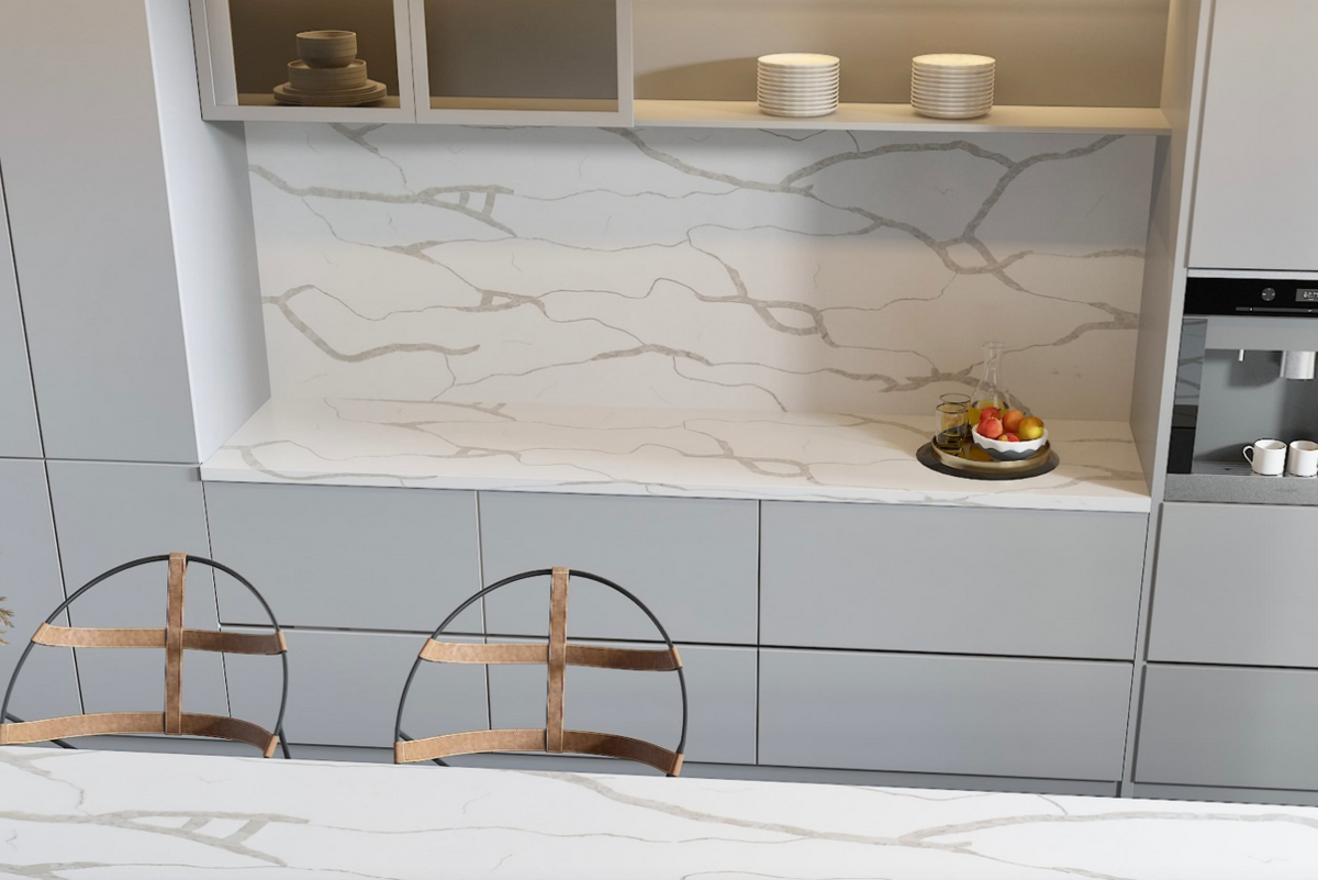 Statuario White Quartz- SUMMER CLEARANCE