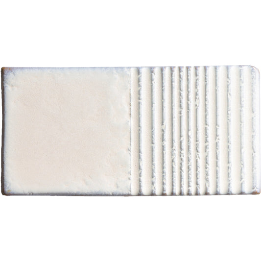 E by Emser TEXTURO - 4X8 RIFT, WHITE, GLOSSY (SALE)