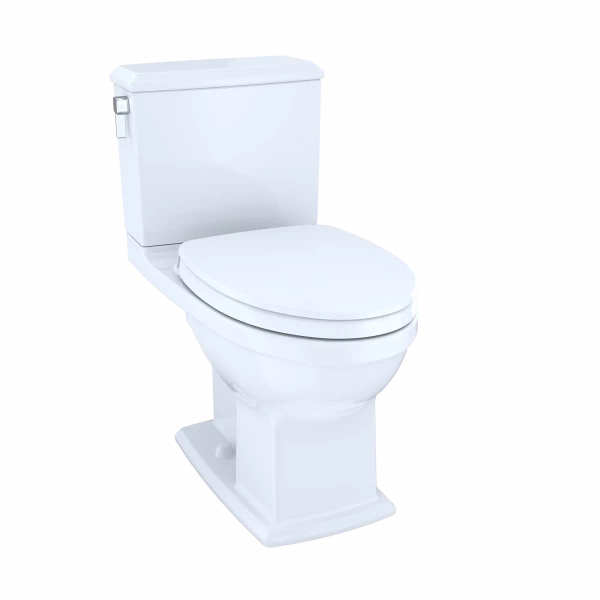 TOTO Connelly WASHLET+ Connection two-piece toilet with left-hand trip lever in Cotton