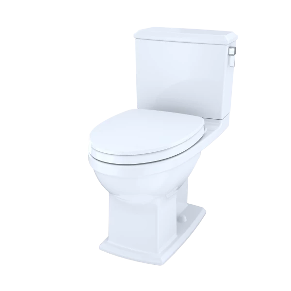 TOTO Connelly WASHLET+ Connection two-piece toilet with right-hand trip lever in Cotton