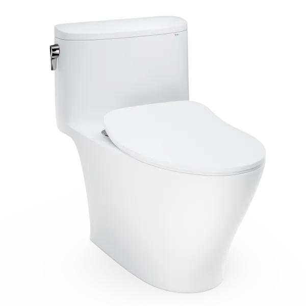 TOTO Nexus® One-Piece Toilet, 1.28 GPF, Elongated Bowl - Slim Seat - MS642234CEFG — Matte White