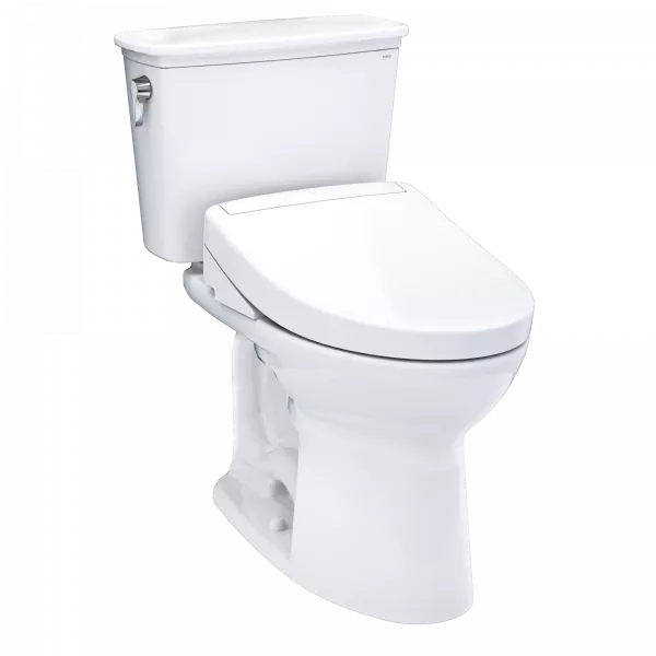 TOTO Drake® Transitional WASHLET®+ S5 Two-Piece Toilet - 1.28 GPF - MW7863446CEG — Cotton