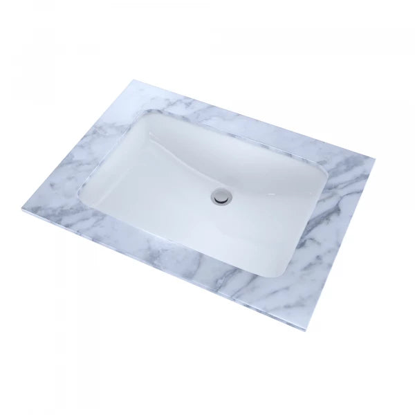 TOTO LT540G#01 rectangular undercounter lavatory in Cotton, official LT540G PDP primary image LT540_01