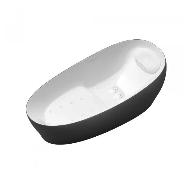 TOTO Flotation Tub With ZERO DIMENSION® — Matte Black and Gloss White Made to Order (MTO)