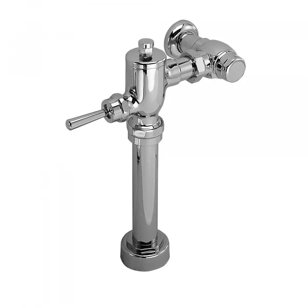 TOTO Manual Toilet Flush Valve - 1.6 GPF, Exposed - 1-1/2" V.B. — Polished Chrome