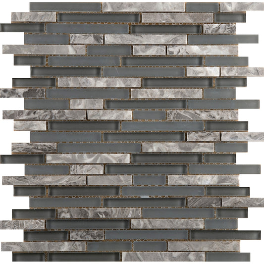 EMSER LUCENTE - 12X13 LINEAR STONE & GLASS BLEND, CONCORDIA (SALE)