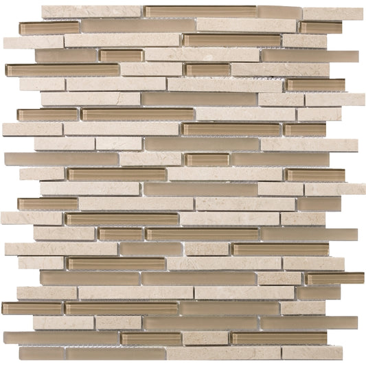 EMSER LUCENTE - 12X13 LINEAR STONE & GLASS BLEND, MURANO (SALE)