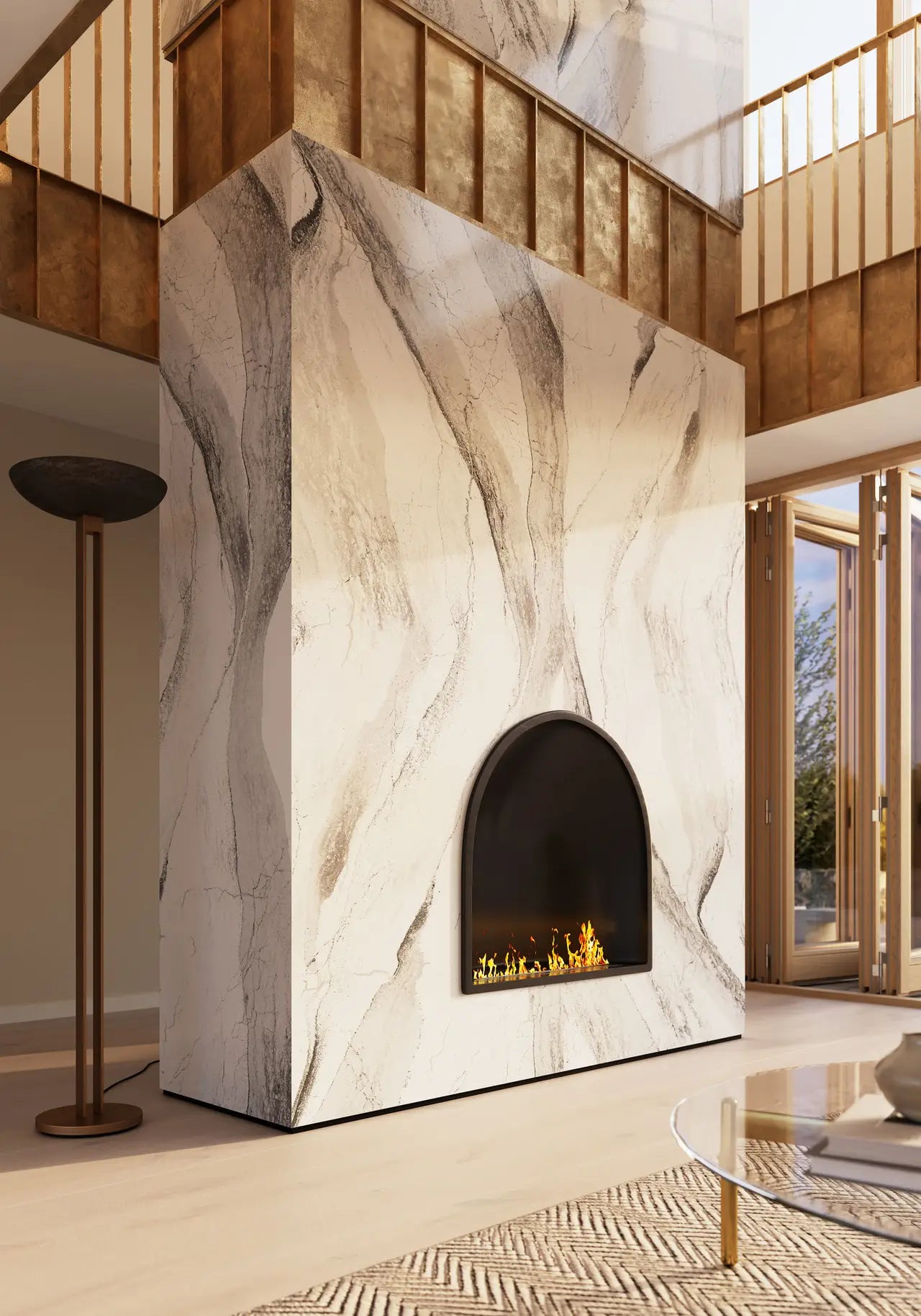 Cambria Quartz - Windsor Brass Satin Ridge (PLEASE CALL FOR SPECIAL PRICING)