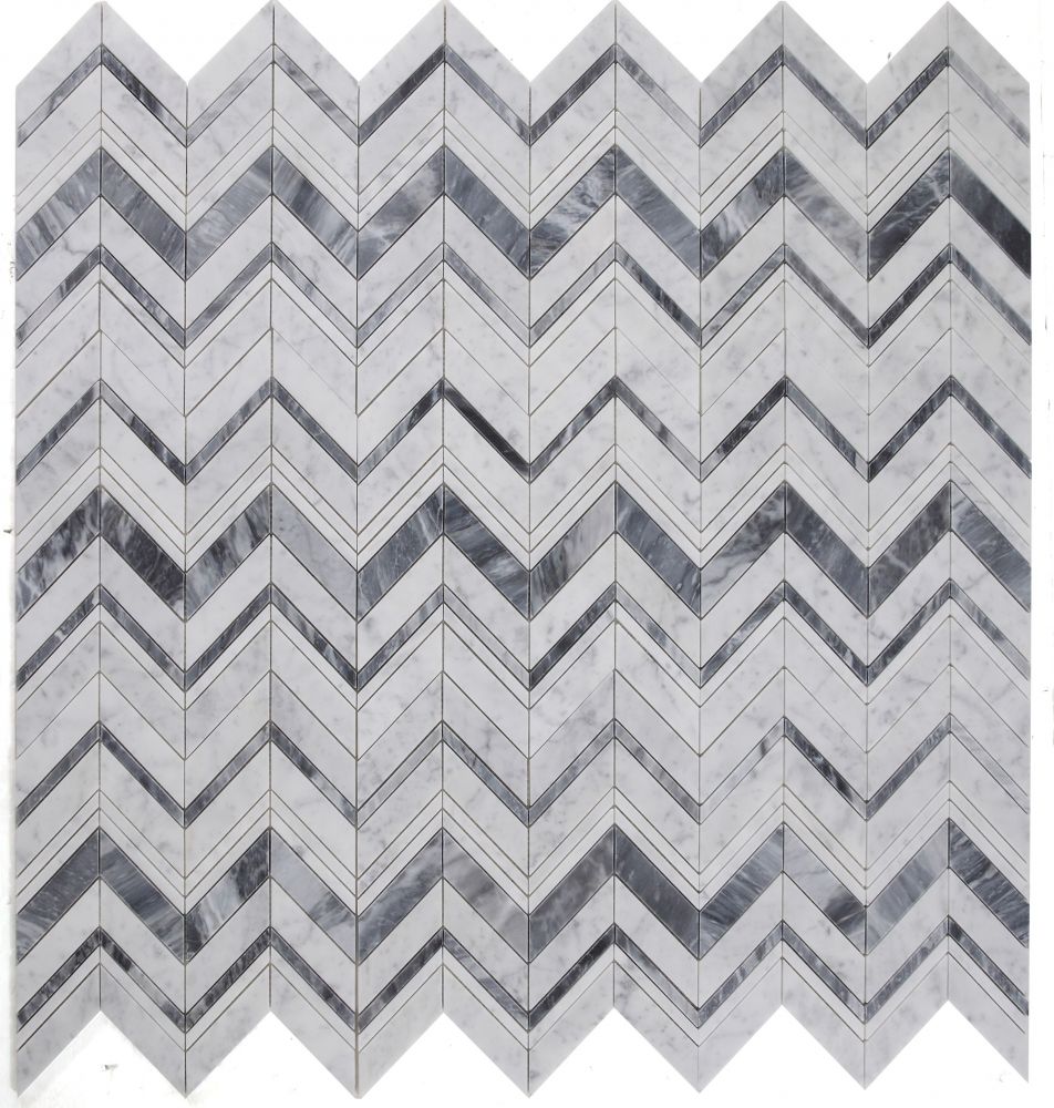 ELY Chevron Ravenna Lava 11.75 x 12.25