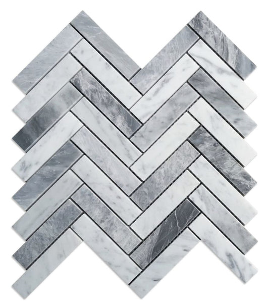 ELY Herringbone City Grey 11.25 x 11.25