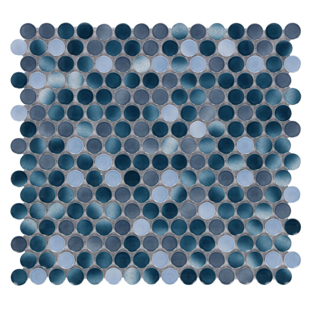 ELY - Penny Round Gradient Blue 11.5x12.25 