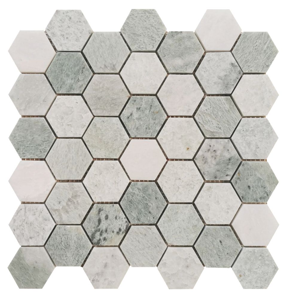 ELY - Hexagon Green 2x2 11.75x11.75