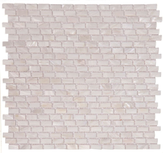 ELY Pearl White Mini Brick (Diana Pearl) 11.25 x 11.25
