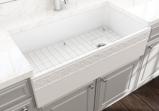 Bocchi Farmhouse Apron Front Fireclay 36" Single Bowl Kitchen Sink (Call for special pricing)