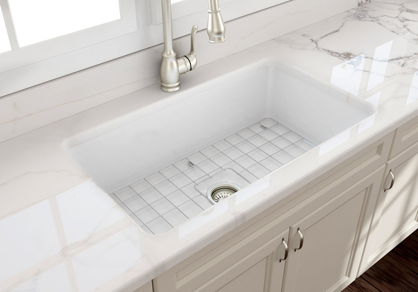 Bocchi Undermount Fireclay 32" Single Bowl Kitchen Sink (Call for special pricing)
