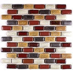 Roman Autumn Stack Porcelain Mosaic 11.75x11.75 (please call us for pricing)