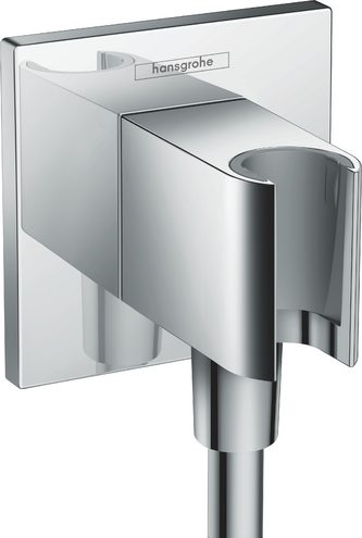 Hansgrohe FixFit Wall outlet square with shower holder