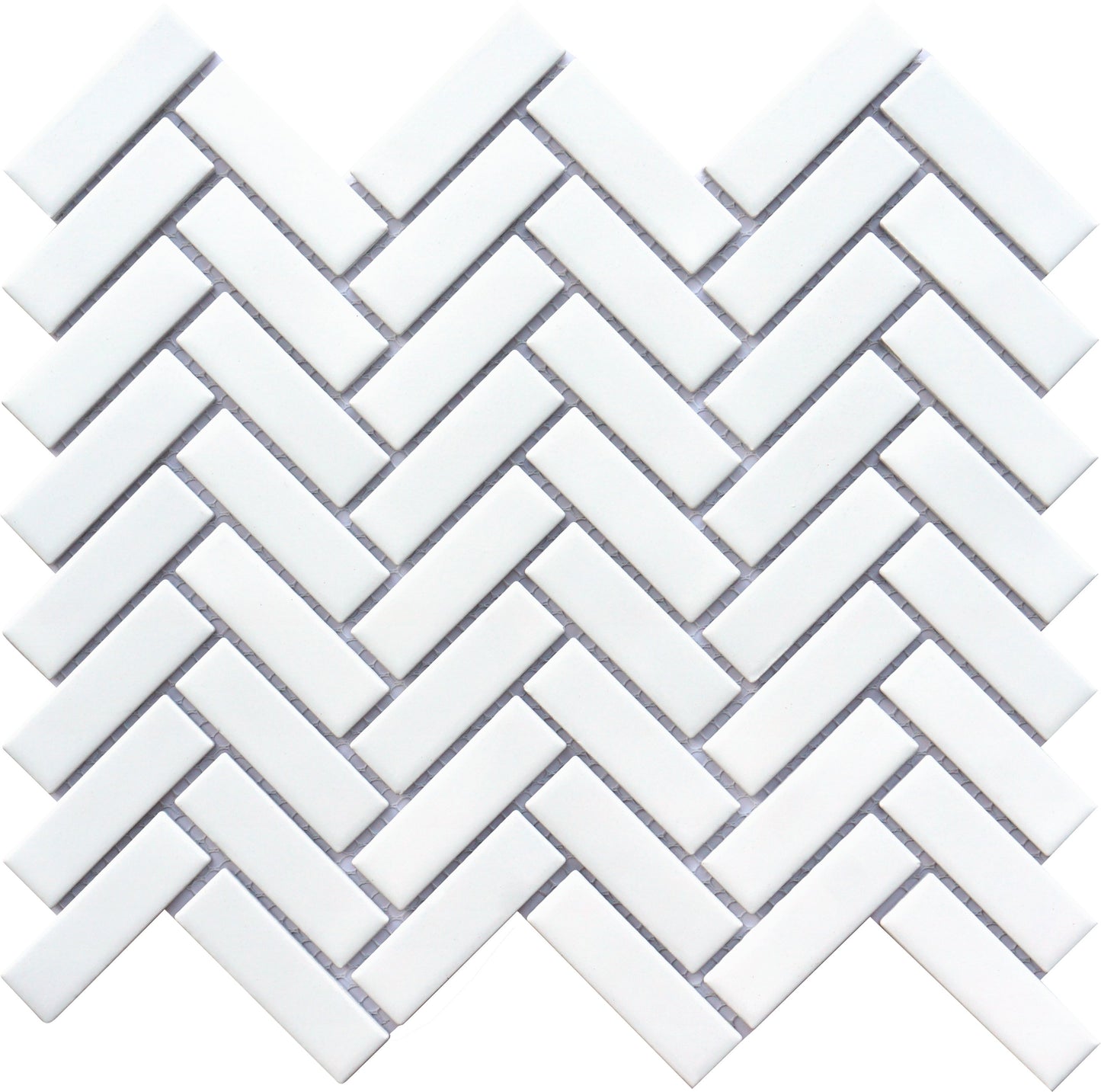Emser Impact White Herringbone 11x12 