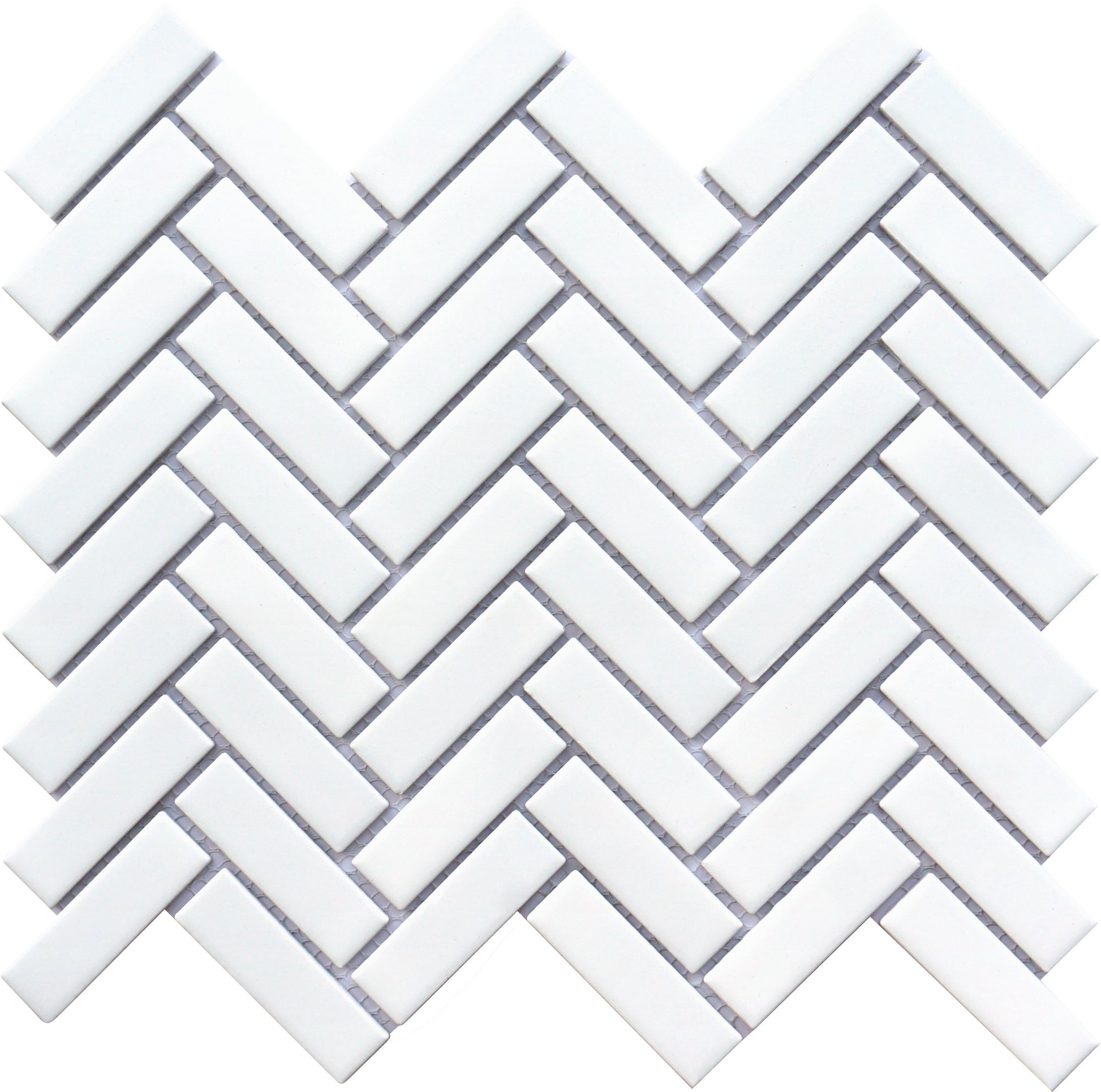 Emser Impact White Herringbone 11x12 