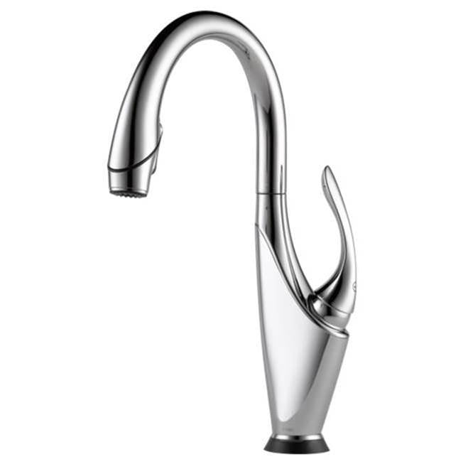 Brizo Vuelo Single Handle Pull-Down Kitchen Faucet with Smart Touch Technology 