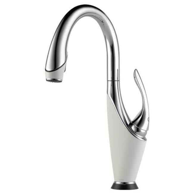 Brizo Vuelo Single Handle Pull-Down Kitchen Faucet with Smart Touch Technology 