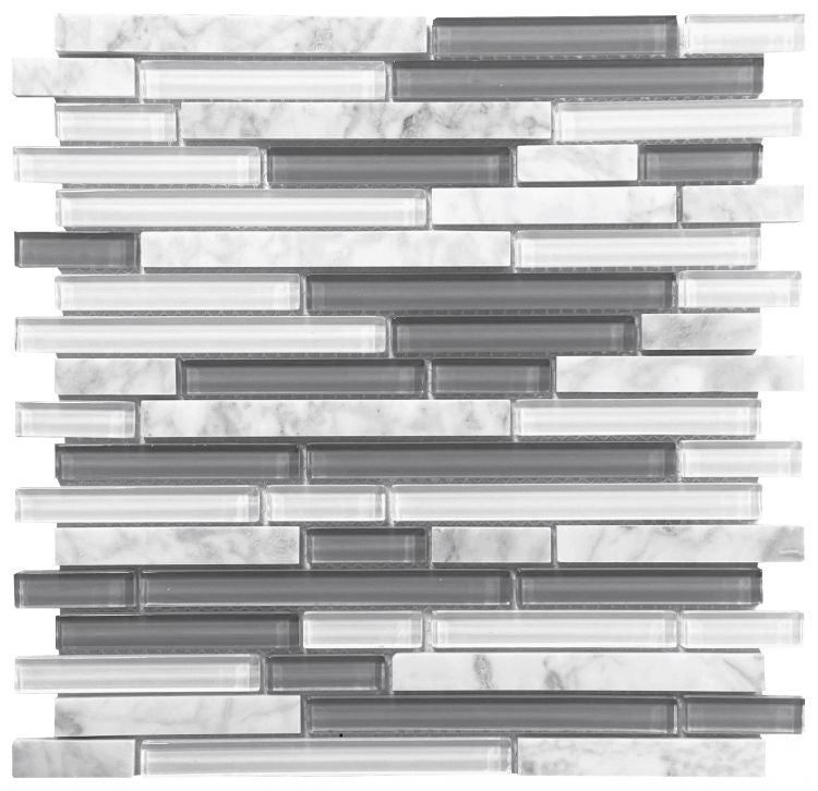 Elysium Linear Carrara Grey 11.75x12