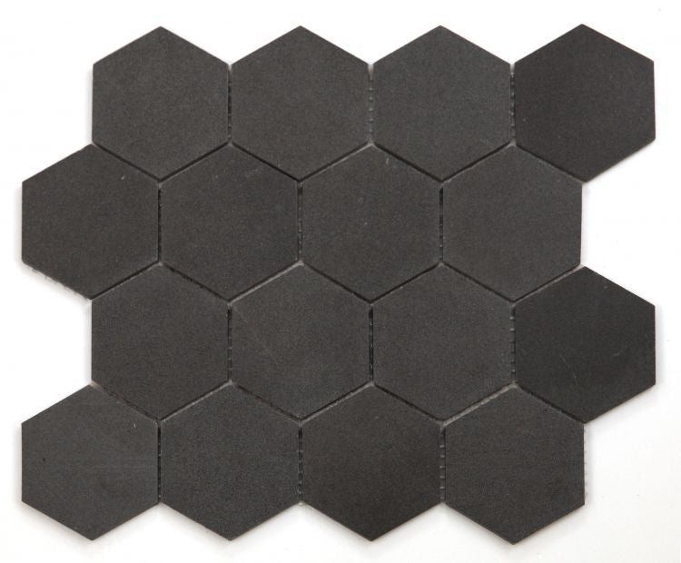 ELY Hexagon Basalt 3x3 10.25x11.75 (please call for special pricing)