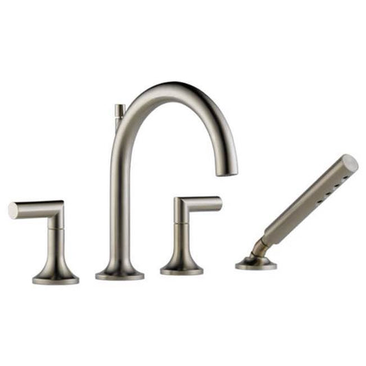 Brizo Odin 4-hole Roman Tub with Hand Shower 