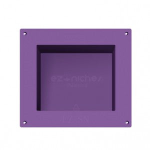 EZ-NICHES USA Small Niche/Footrest for Bathroom Wall / Recessed Shower Shampoo Shelf (14"x14")