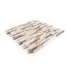 Jeffrey Court Cream Ribbon Mosaic 12x12