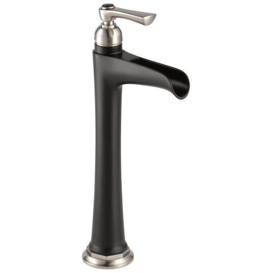 Brizo - 65461LF-NKBL-ECO - Rook: Single-Handle Vessel Lavatory Faucet 1.2 GPM