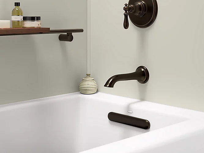 Kohler Underscore Rectangular Alcove Bath with Integral Apron, Integral Flange & R-Drain 60'' x 30''