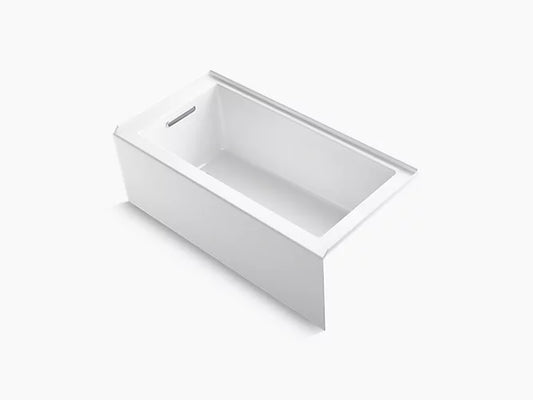 Kohler Underscore Alcove Bath with Integral Apron, Integral Flange & L-Drain 60'' x 30''