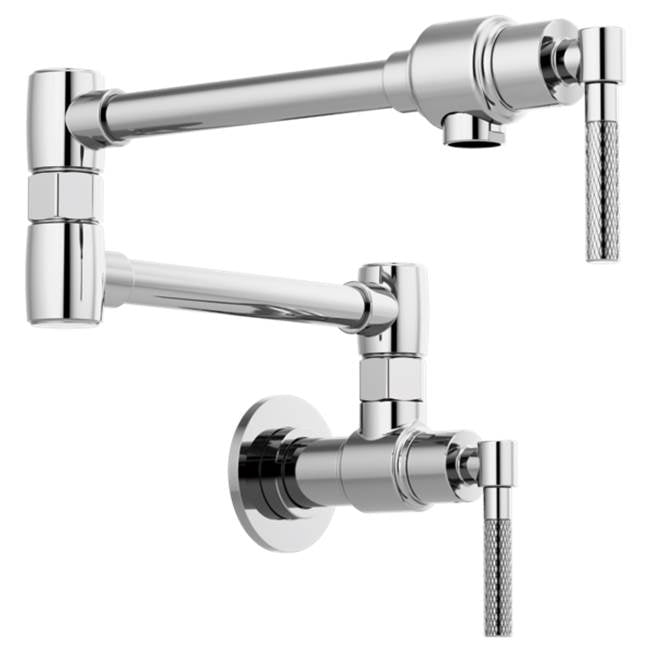 Brizo: Litze Wall Mount Pot Filler with Knurled Handle (call for special pricing)