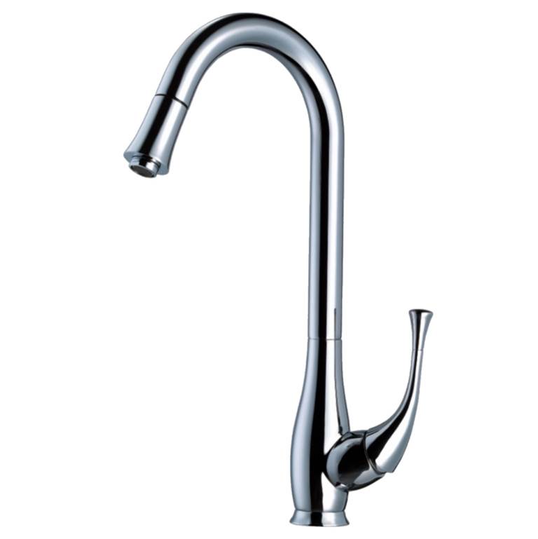 Dawn AB50 3084C Single Lever Pull Out Kitchen Faucet