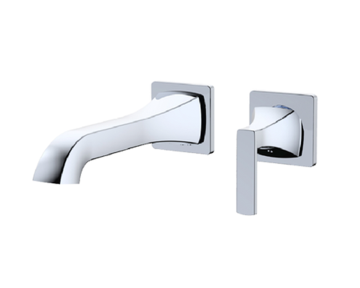 Fluid Wall Mounted Faucet Trim F230008T CP 