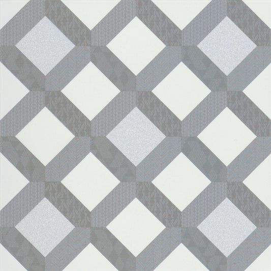 Emser Geometry Frame Gray 10x10 