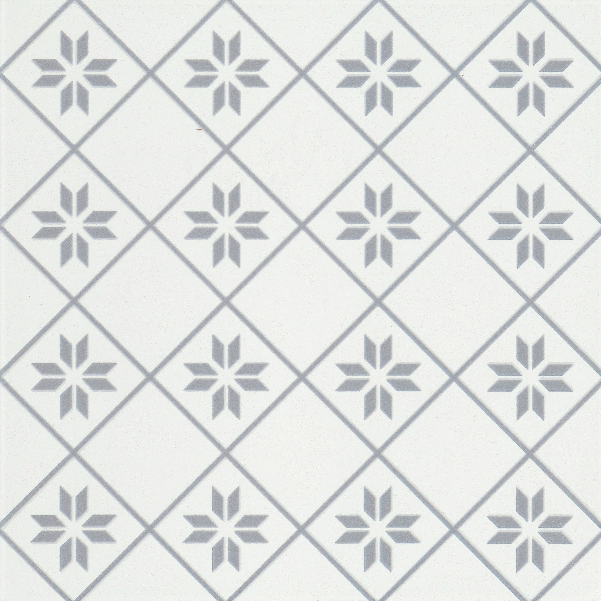 Emser Geometry Petal Gray 10x10 