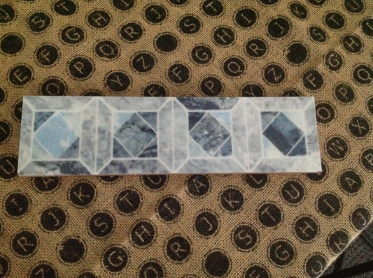 Natural Azul Ceramic Tile Deco 3.4"x12"(may qualify for free shipping)