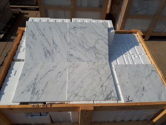 MM Italian Carrara 12'' x 12'' Polished